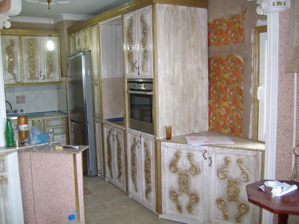 Състарено кухненско обзавеждане